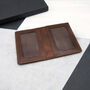 Personalised Leather Rfid Travel Card Holder, thumbnail 5 of 7