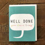 Mini Well Done You Clever Thing Card, thumbnail 1 of 5