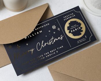 Merry Christmas Scratch And Reveal Card, 3 of 9