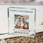 Personalised Happy Anniversary Glass Token, thumbnail 1 of 3