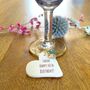 Personalised Birthday Drink Charm With Crystal Star, thumbnail 1 of 2