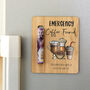 Personalised Emergency Coffee Fund Money Holder Magnet, thumbnail 3 of 5