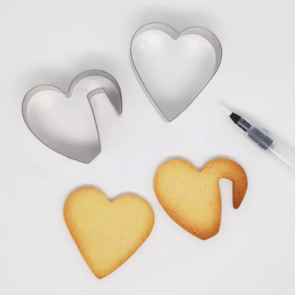 Personalised Heart Cookie Making Kit By all things Brighton beautiful