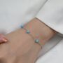Floating Opal Bracelet In Sterling Silver, thumbnail 6 of 11