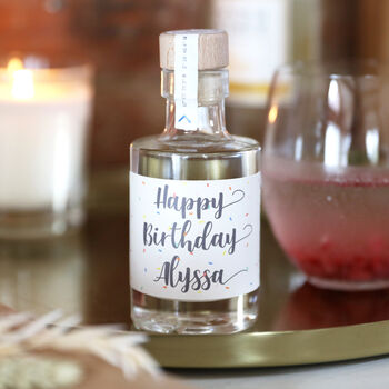 Personalised 'Happy Birthday' Gin, Vodka, Or Whisky, 4 of 4