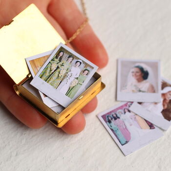 Personalised Photo Album Locket With Pictures, 3 of 12