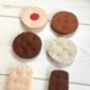 Pretend Play Felt Food Biscuit Selection, thumbnail 1 of 3