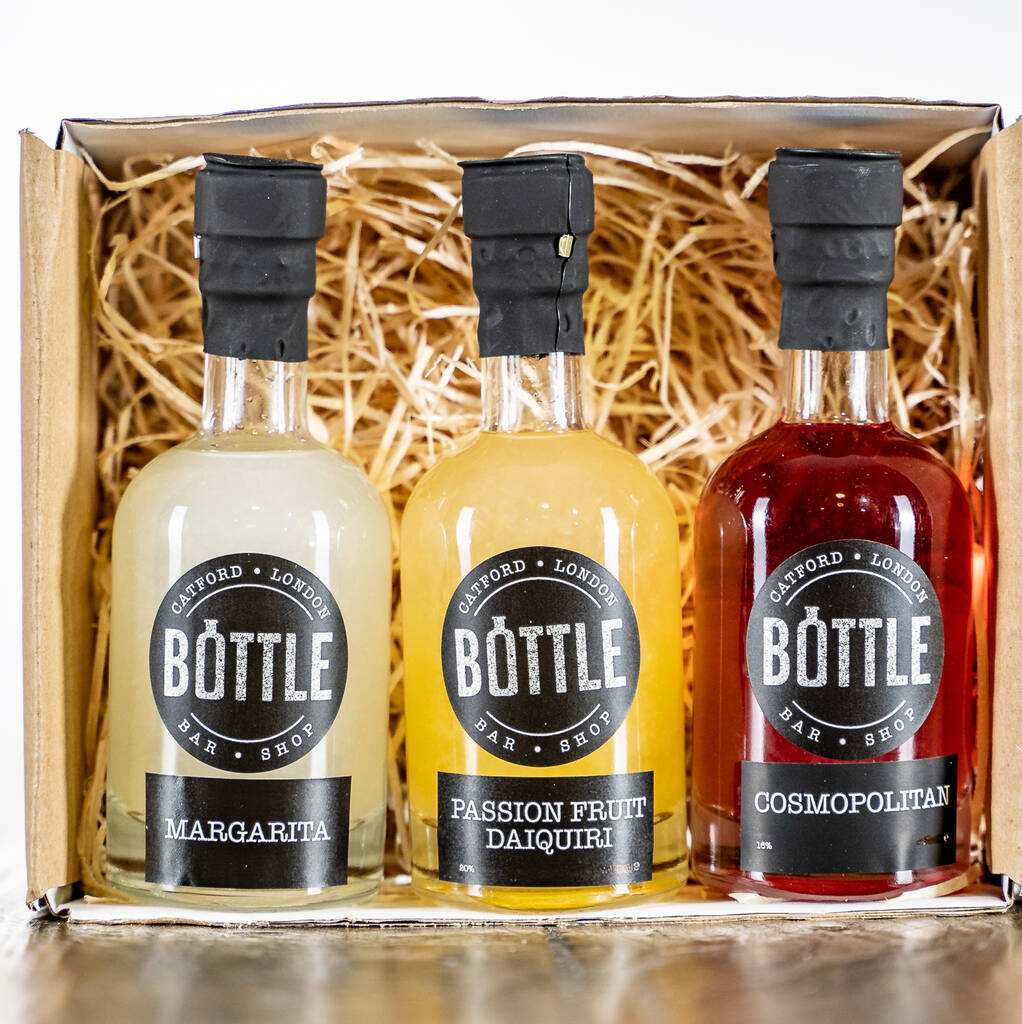 Personalised Handcrafted Cocktail Gift Set By Bottle Bar and Shop ...