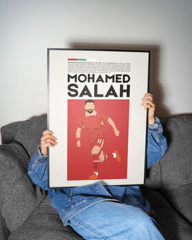 Mohamed Salah Liverpool Football Poster, 3 of 6