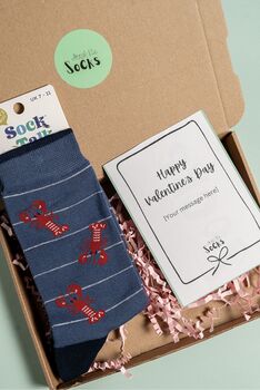 Lobster Valentines Letterbox Giftbox For Him, 4 of 5