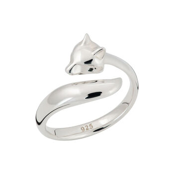 Fox Ring, Sterling Silver Or Gold Plated, 8 of 9