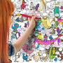 Chirpy Birds Colour Me In Party Poster, thumbnail 2 of 9