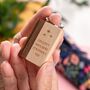 Personalised Teacher Gift Little Book Wooden Keyring, thumbnail 10 of 12