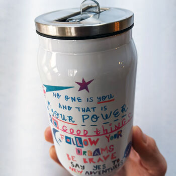 Personalised 'Have A Good Day' Can Style Waterbottle, 5 of 11