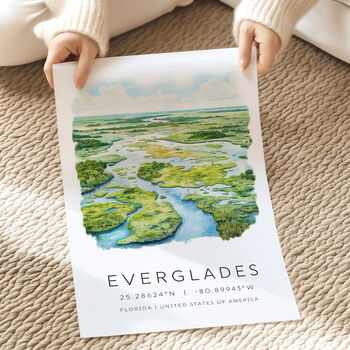 Travel Landmark Poster Of Florida Everglades, 3 of 7