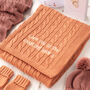 Personalised Toast Luxury Cotton Baby Blanket, thumbnail 1 of 12