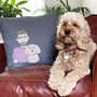 Personalised Dog Dad Dog Lover Cushion, thumbnail 1 of 12