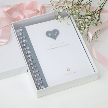 Personalised Heart Wedding Planner Handbook, 4 of 11