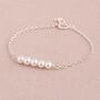 Delicate Pearl Bracelet, thumbnail 4 of 9