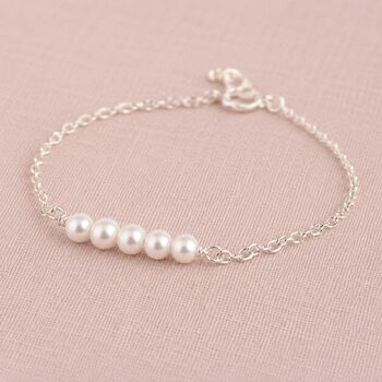 Delicate Pearl Bracelet, 4 of 9