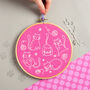 Crafty Cats Embroidery Kit, thumbnail 3 of 7