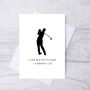Happy Birthday Card For Him | Golf Card, thumbnail 1 of 3
