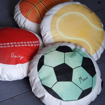 Personalised Sports Balls Cushion, 2 of 4