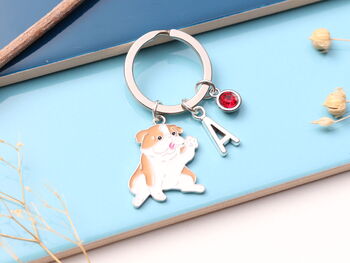 Personalised Bulldog Keyring, 3 of 12