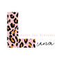 Happy Birthday Initial Leopard Print Greeting Card, thumbnail 12 of 12