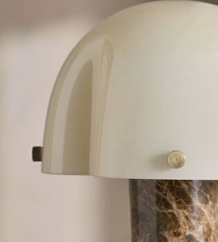 Portable Lamp, Dark Emperador Marble, 3 of 5