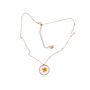 Hello Sunshine Yellow Pressed Flower Pendant Necklace, thumbnail 3 of 3