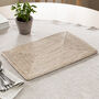 Marbury Rectangle Rattan Placemat Set Of Two, thumbnail 2 of 3