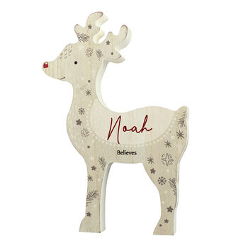 Personalised Rudolph Reindeer Ornament, 5 of 5