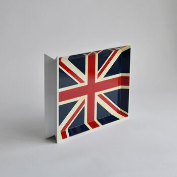 Union Jack Reversible Lacquer Serving Tray, 2 of 3