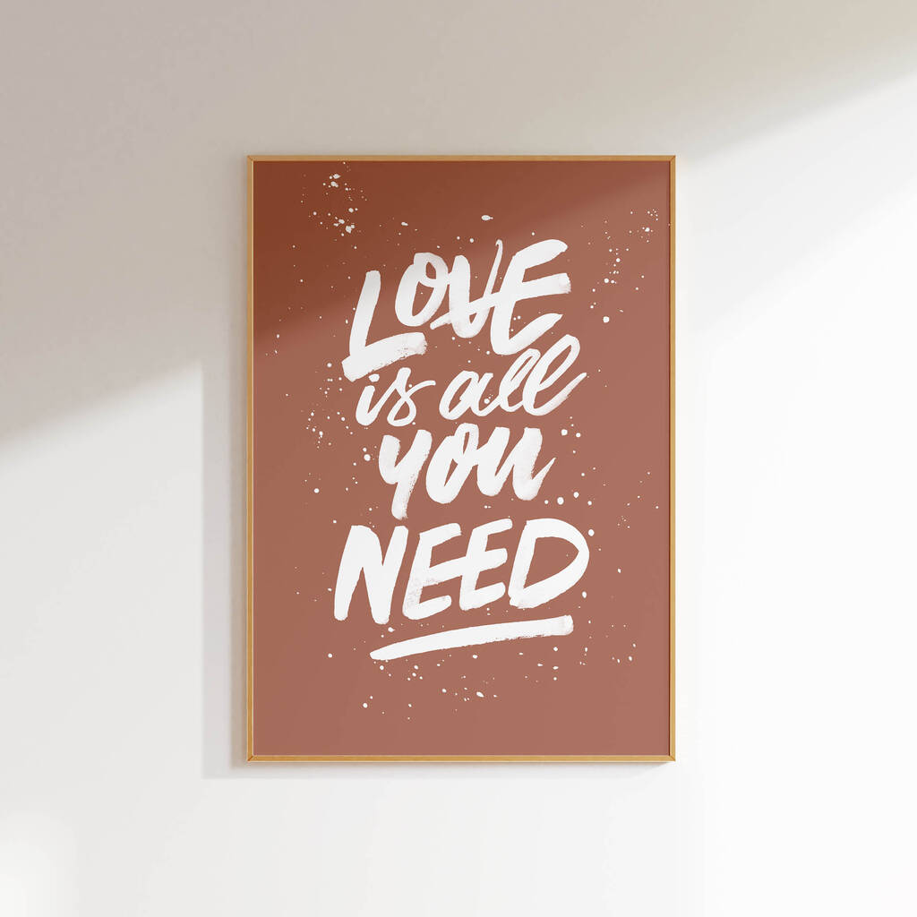 All You Need Is Love Print - The Beatles - Beatles Lyrics - From Magical  Mystery Tour Album - Beatles Gift - Beatles Gift - Beatles Quotes