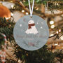 Baby's First Christmas Frosted Bauble, thumbnail 1 of 6