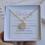 Rose Quartz Crystal Heart Necklace Gift For Her, thumbnail 1 of 3