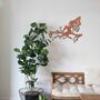 Whimsical Fairy On Branch Metal Wall Art With Lantern, thumbnail 8 of 11