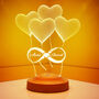 Personalised Desk Lamp, Anniversary Gift, thumbnail 4 of 9
