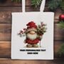 Personalised Christmas Gonk Gnome Tote Bag, thumbnail 7 of 11