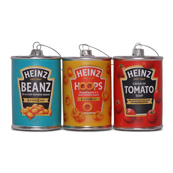 Heinz Tomato Soup Glass Christmas Decoration, 8cm, 2 of 3