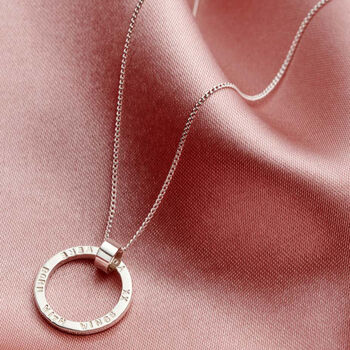 Personalised Handmade Circle Necklace, 2 of 6