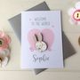 Personalised New Baby Girl Card, thumbnail 5 of 5