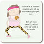 Runner Biscuit Drinks Coaster | Gift For A Friend, thumbnail 1 of 2