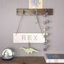 Personalised Name Sign With Hanging Dinosaur, thumbnail 4 of 5