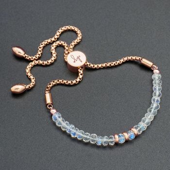 June Birthstone Moonstone Bracelet, 5 of 8