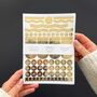 236 Foiled Planner Stickers Pack Of Three Sheets, thumbnail 2 of 6