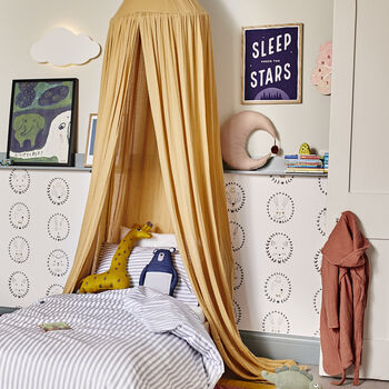 Organic Cotton Bed Canopy Yellow, 2 of 3