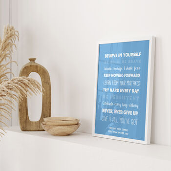 'How To Achieve' Motivational Quote Print, 9 of 9