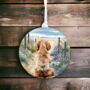 Personalised Golden Retriever Dog Beach Walk Collection, thumbnail 4 of 8